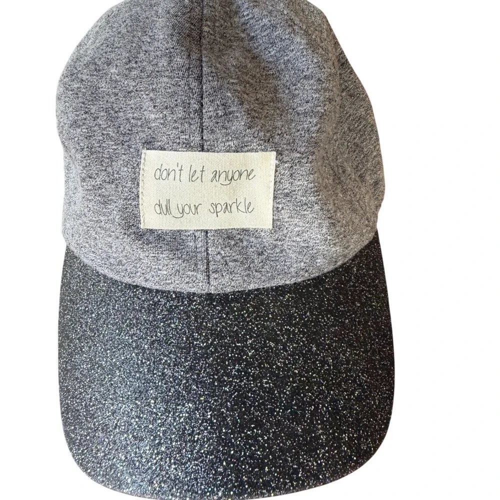 Don't Let Anyone Dull Your Sparkle baseball cap glitter brim hat